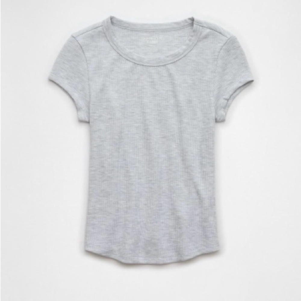 American Eagle Outfitters waffle hey baby tee